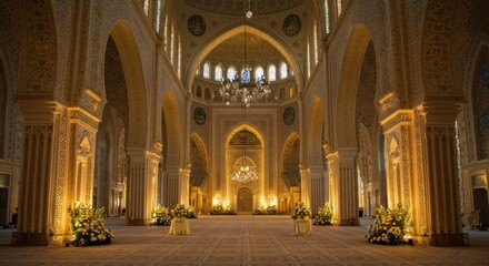Obraz premium wedding venue at mosque