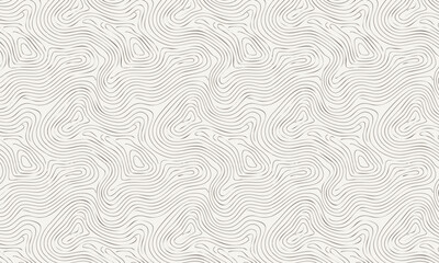 Subtle Optical Illusion Wave Pattern, Seamless Vector Background with Perceptual Distorted Lines