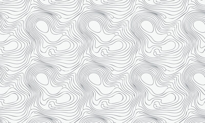 Subtle Optical Illusion Wave Pattern, Seamless Vector Background with Perceptual Distorted Lines