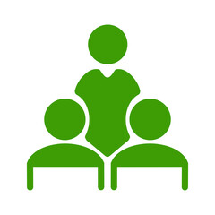 「少人数指導・面談・サポートのピクトグラム / Small Group Guidance and Support Pictogram」