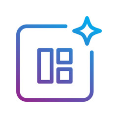 AI UI Design Icon
