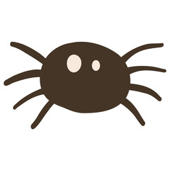 Cute Spider Clipart for Halloween Designs