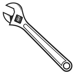 Wrench Tool Vector (First One)