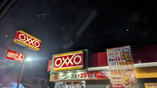 Jalisco, Mexico - May 13: Oxxo store, mini-market.