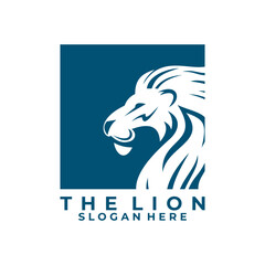Lion company logo design vector. Lion modern logo design