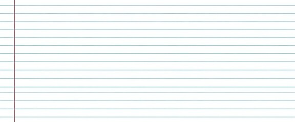 Fototapeta premium Seamless pattern of blank lined handwriting paper, ideal for back-to-school themed designs, stationery, illustration