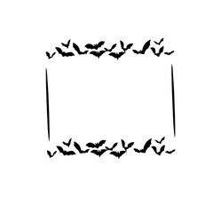 halloween bat frame