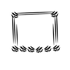 halloween bat frame