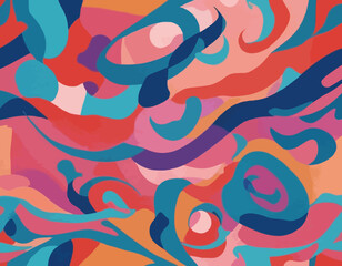 Obraz premium Multi Color Water color splash, gradient vector, vector Backgrund