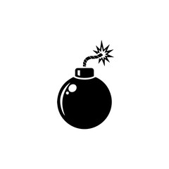 Cartoon Bomb Ready to Explode A Symbol of Impending Action and Potential Danger