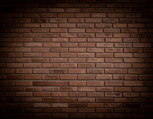 Fototapeta premium Dark brown brick wall texture