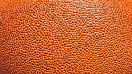 Obraz premium A flat basketball texture with a smooth, worn-out orange surface