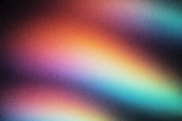 Iridescent abstract gradient with grainy texture.