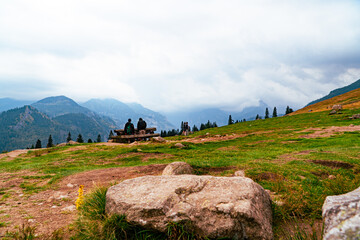 Rusinowa Polana w górach latem, Tatry Wysokie w Polsce latem z wypasem owiec. © Franciszek