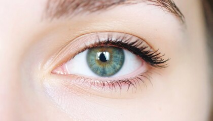 Obraz premium Close-up of a light-toned eye