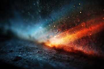 Fiery, cosmic collision