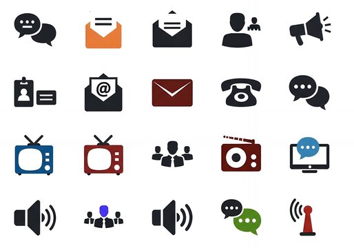 Business and finance web icon set with flat black vector symbols and signs