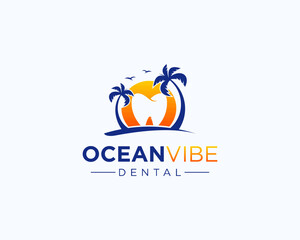 Ocean vibe dental logo