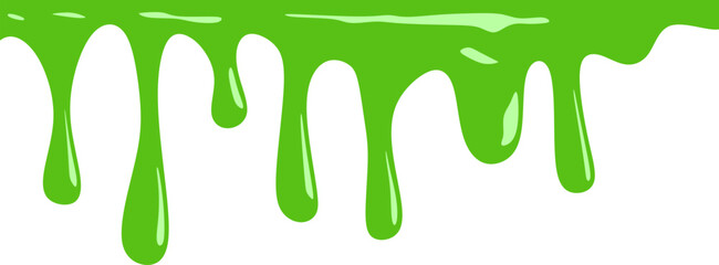 Melting Green Slime Illustration