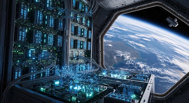 Space Data Processing Machine - Powered by Adobe