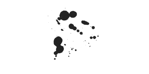 Abstract dark image featuring a cluster of irregular gray shapes against a black background style pixelated