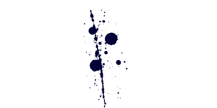 A dark image with a vertical splash of blue and green colors in the center of the composition