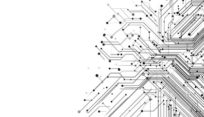 Abstract circuit board pattern