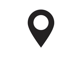 Find your way with this clean, versatile location pin symbol for maps and navigation