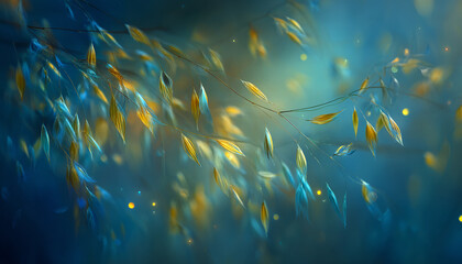 BOSQUE ETÉREO BAÑADO POR UNA SUAVE LUZ SOLAR MOTEADA