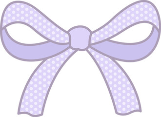 pink bow on a white