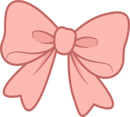 pink ribbon bow