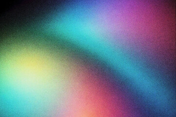 Obraz premium Iridescent abstract gradient with grainy texture.