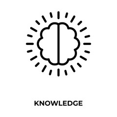 Knowledge Vector, Icon Or Logo Sign Isolated Symbol Illustration