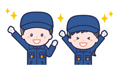 消防団員／2人組／男女 03
