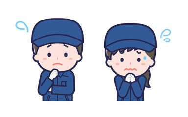 消防団員／2人組／男女 05