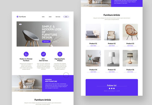 Furniture Sale Email Newsletter Template