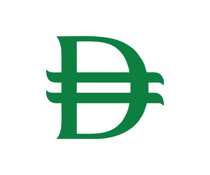 Dirham money symbol sign icon. UAE Dirham symbol, Dirham Currency sign vector design and illustration.

