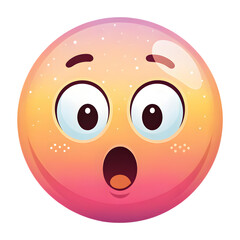 Obraz premium Smiley face illustration on white background