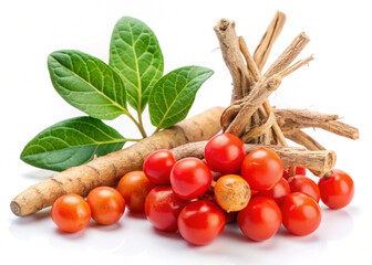 Ashwagandha Berry isolated on white background