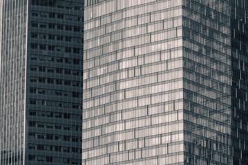 blue wall business buildings architectural background