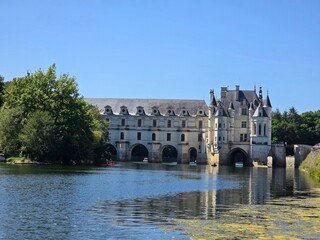 Chateau de Chenonceau over the River Cher
