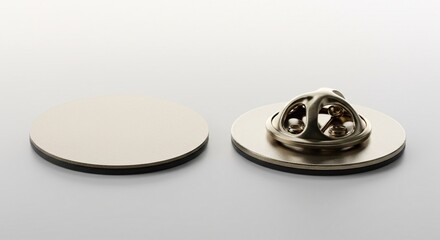 Blank Pin Badge Mockup