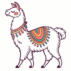 Colorful Vector Illustration of Animals on White Background