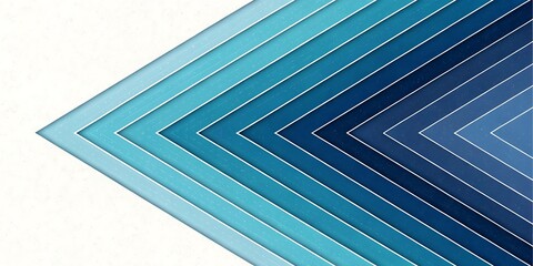 Abstract geometric pattern featuring a diagonal gradient of cool blue and teal shades creating a sense of depth and modern visual appeal