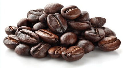 Obraz premium Roasted coffee beans piled high (1)