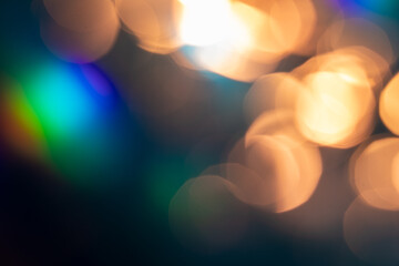 light leak overlay effect with blur bokeh rainbow light leaks,retro noisy film texture light leak flare on black background,abstract colorful background with bokh