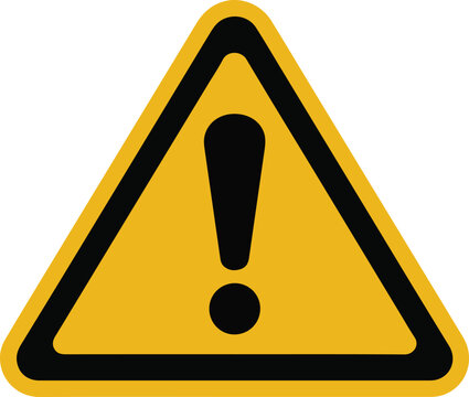exclamation danger sign