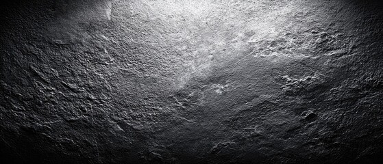 Fototapeta premium Dark gray textured surface with highlights