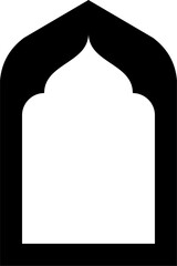 Elegant Islamic Arch Door and Window Frame for Mosque Design