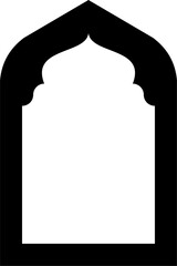 Elegant Islamic Arch Door and Window Frame for Mosque Design